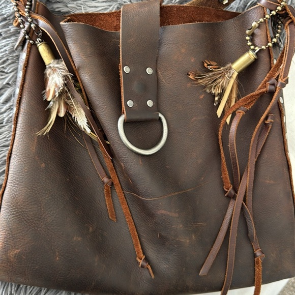 Women's Leather Crossbody - Picture 3 of 13